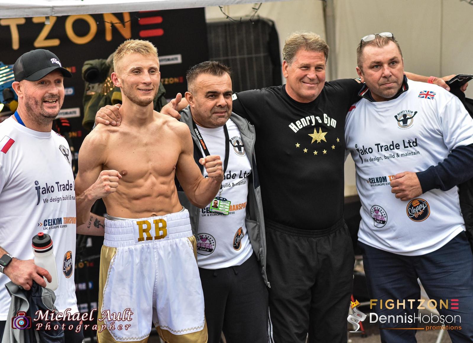 Boxing Team Photo of Rafal Benka
