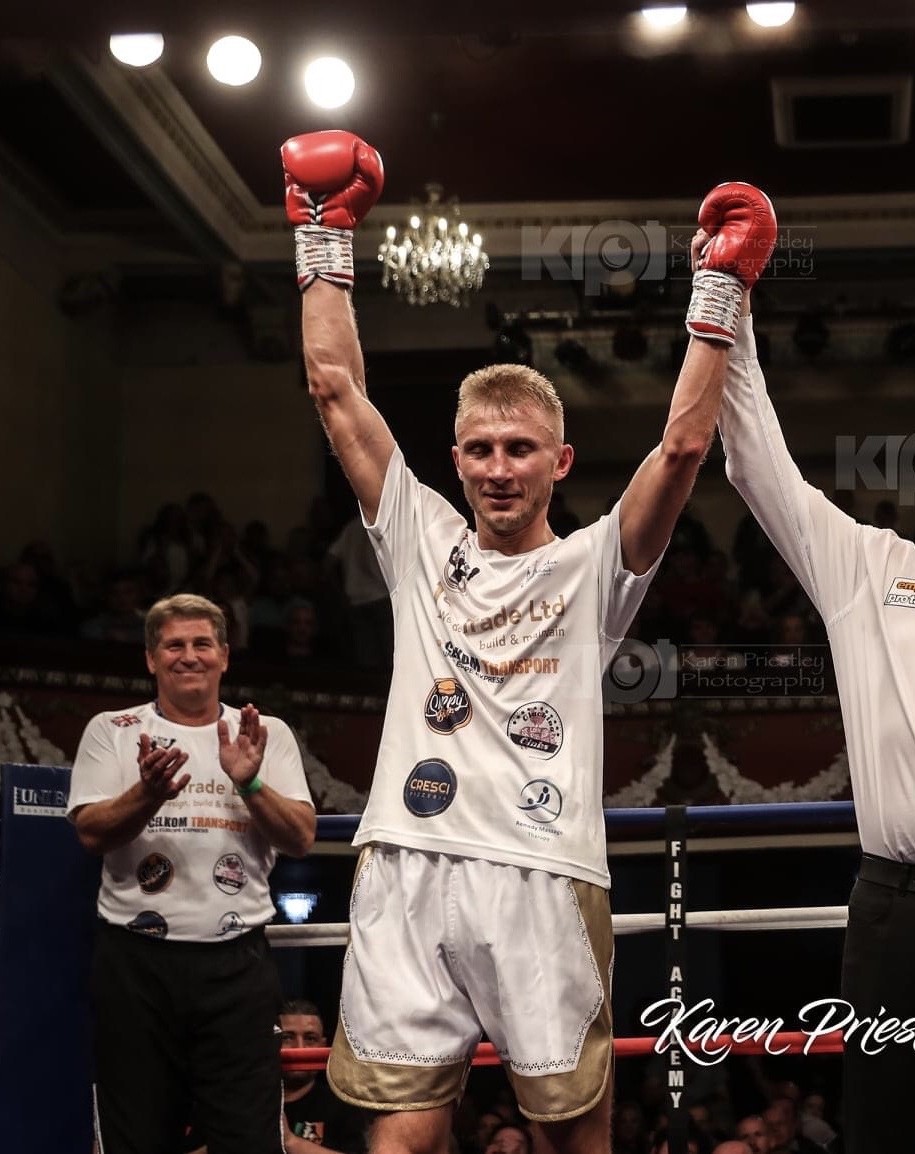Rafal Benka Winning a Boxing Match